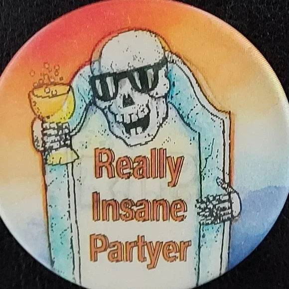 Pop Culture Party Fashion Buttons: Set of 4 - Picture 3 of 4